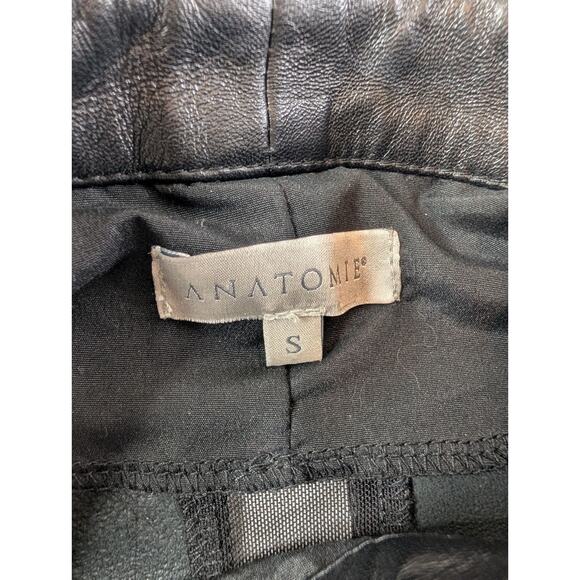 Anatomie Leather And Mesh Moto Style Vest Black Size Small - Picture 5 of 10